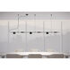 Counterpoint LED 64 inch Satin Black Pendant Ceiling Light